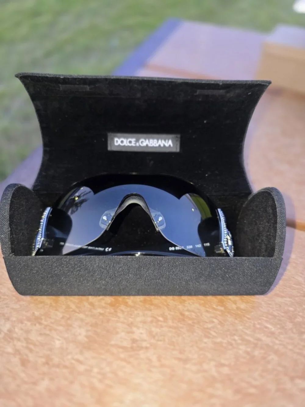D&G Oversized Rhinestones Sunglasses